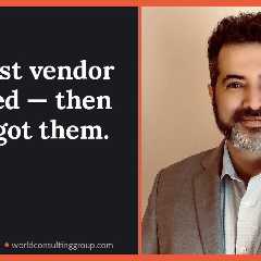 Your best vendor delivered — then you forgot them.