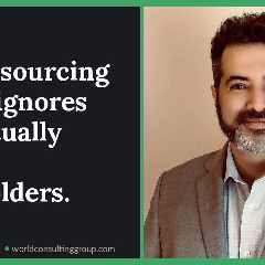 The outsourcing debate ignores who actually pays: stakeholders.